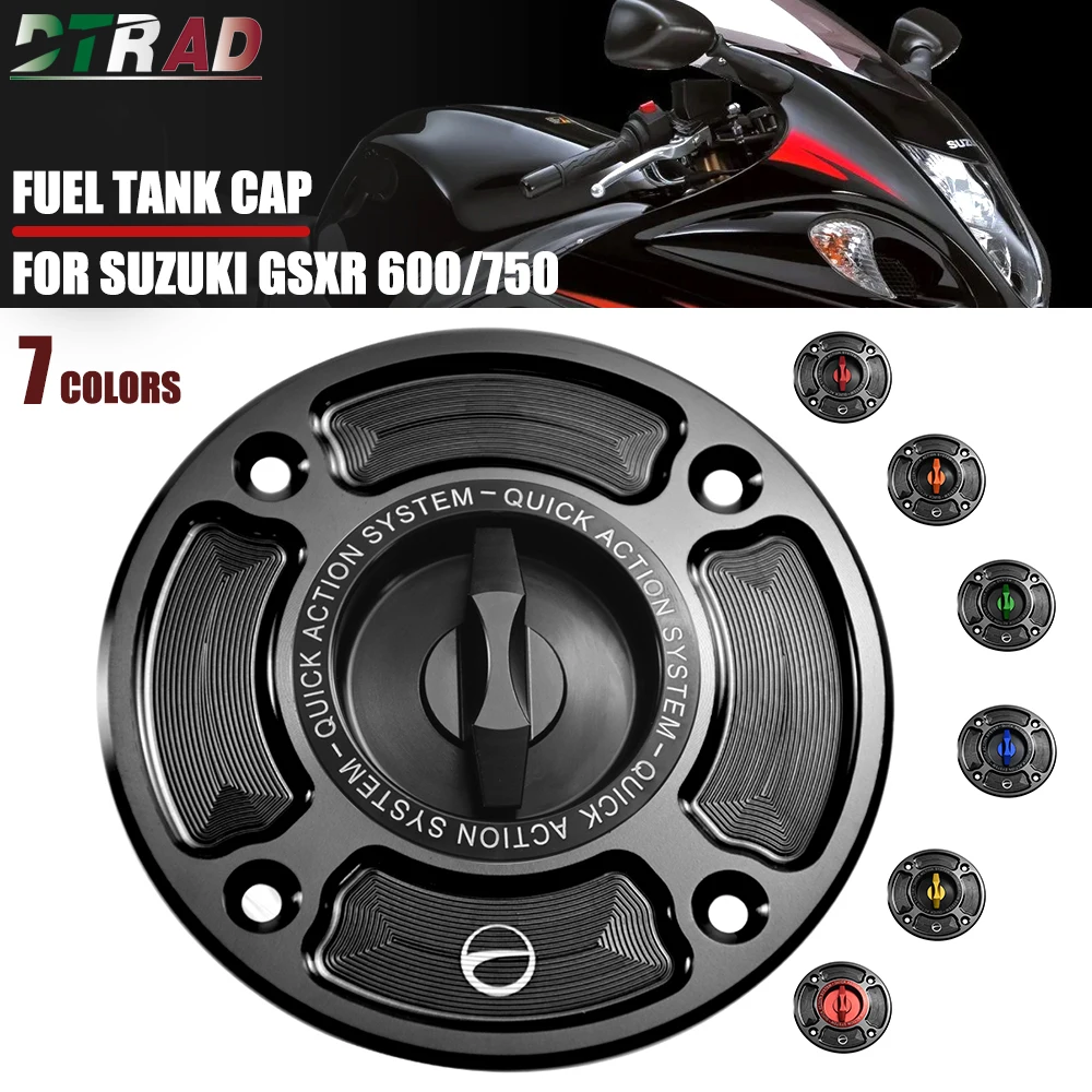 For SUZUKI TL1000 S R HAYABUSA BANDIT SV650 GSX600F GSXR 600 750 1000 Katana Motorcycle Fuel Tank Cap Keyless Gas Airbox Cover