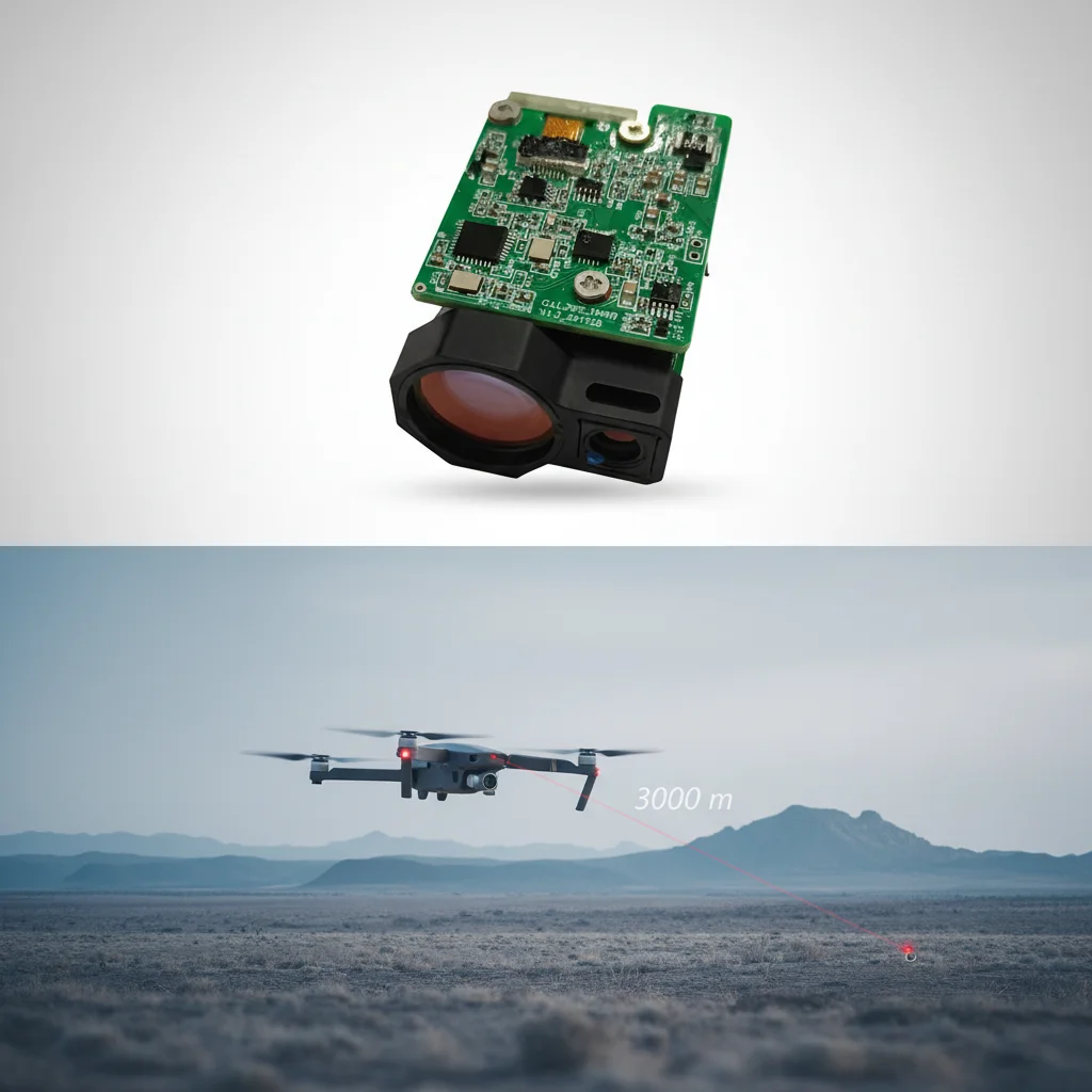 ETYS-30X-JM 3km Laser Distance Module Rs422 Rangefinder Sensor Manufacture 1m Precision Drone Laser Range Module