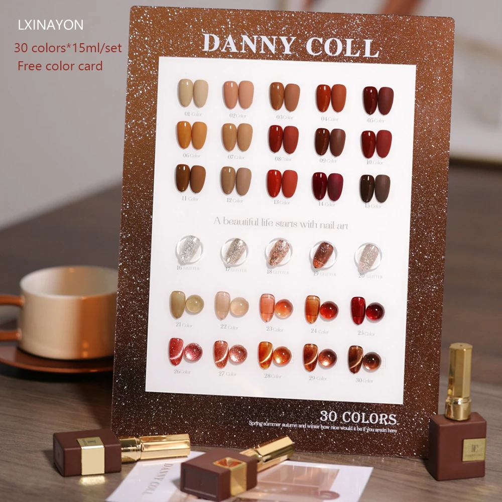  Red Gel Nail Polish Set Gel Polish Set Easy Soak Off 15 Ml Gel Polish Nail Kit Nail Salon Profession Wholesale