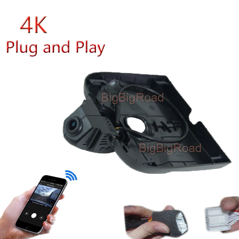 4K Plug And Play For Chevrolet Trax Cruze With Onstar 2015-2019 / Buick Encore 2014 2019 Car Video Recorder Wifi DVR Dash Camera