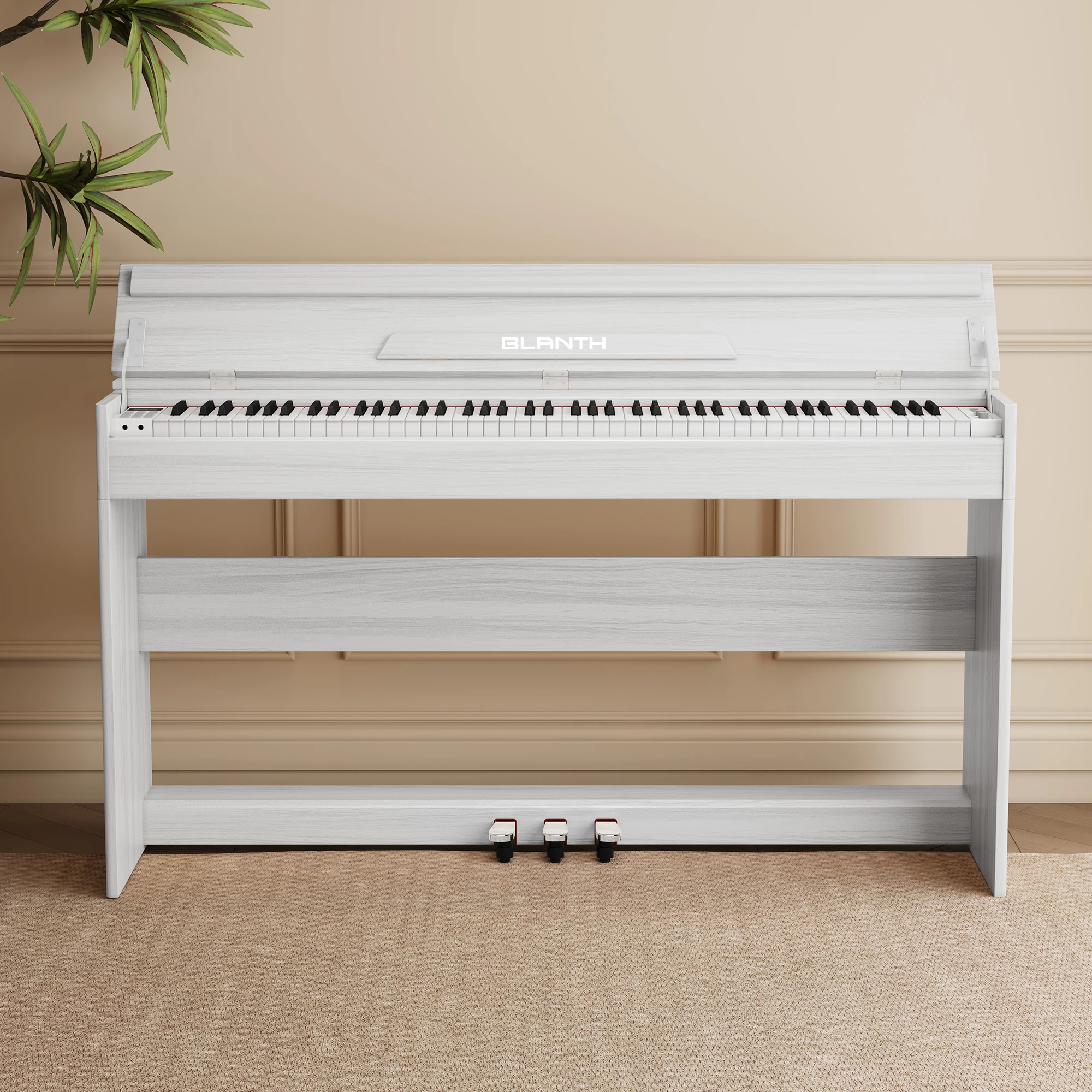 88-Key Portable Electronic Piano Digital Keyboard Full Electric Piano al Instrument For Beginners Adults Travel Use