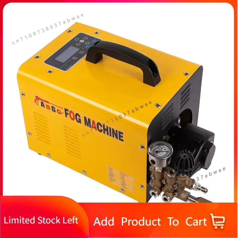 High Pressure Misting System 60-80 bar Adjustable Apply to 2 Liter Oilfree Fog Machine for Cooling Garden Use