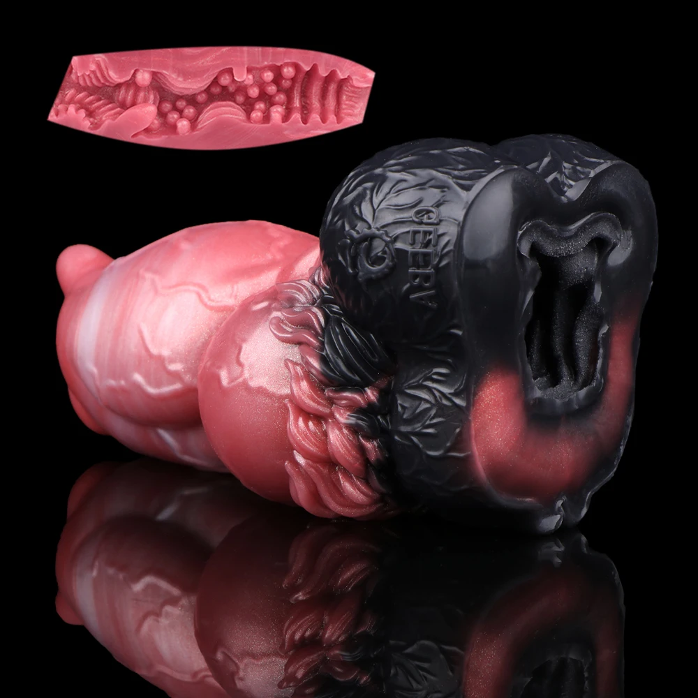 SHAZ Real Dog Dildo Sheath Penis Massage Animal Pocket Pussy Sucking Strocker Sex Toys For Men 오나홀 мастурбатор 18+