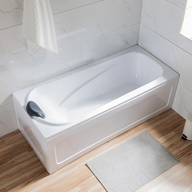 DSA small apartment household single independent rectangular adult constant temperature heating bathtub