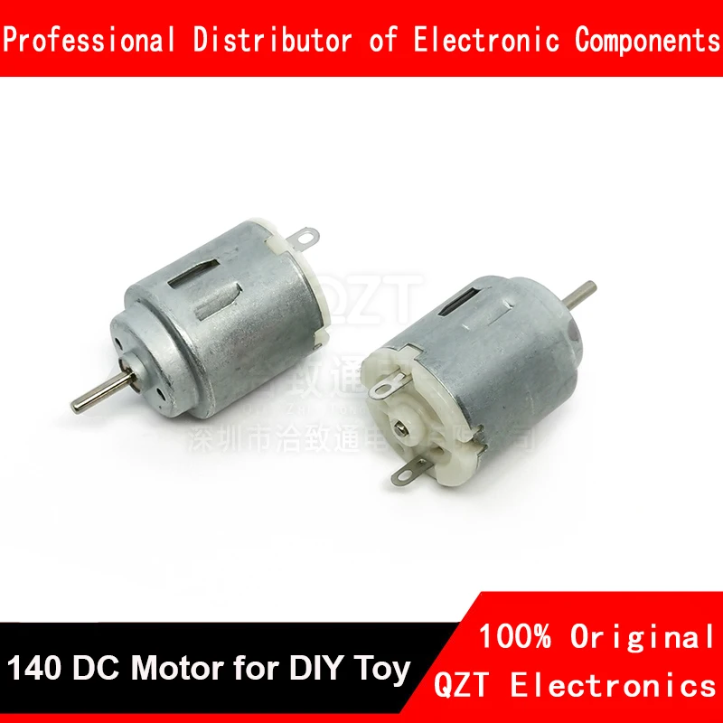 5 Pieces 140 Small Micro Motor R140 Small Fan Circular High Speed 3V - 6V DC Motor for DIY Toy