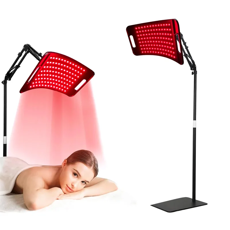 Angle Adjustable Red Light Panel 660nm 850nm Infrared Face Full Body Led with Stand Lamp