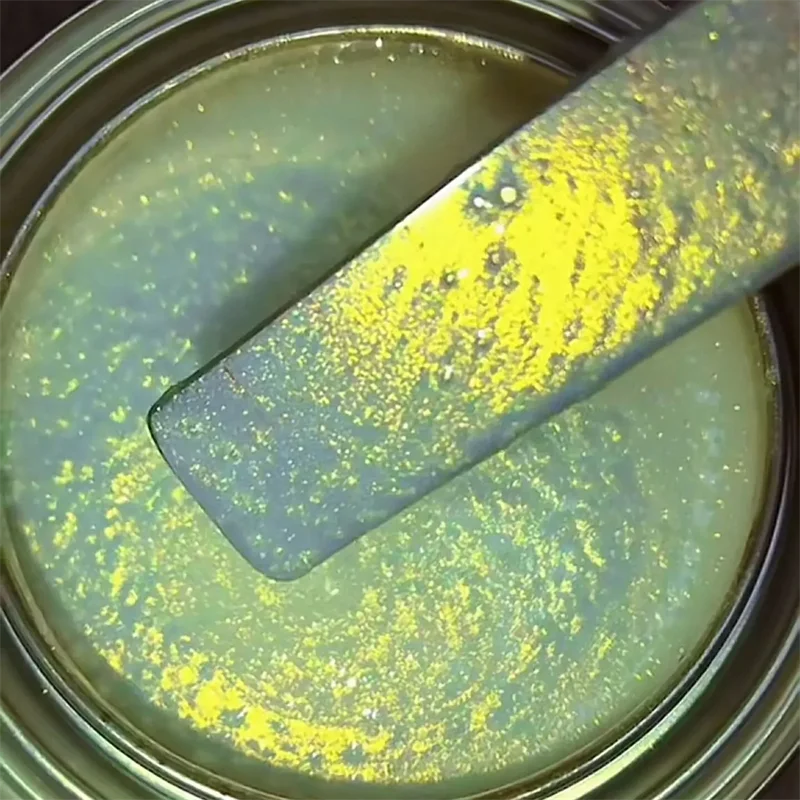 30g Shimmer Iridescent Rainbow Ghost Interference Pearl Car Paint Pearl Pigment Powder DIY Making Crafts Polarized Light Dye