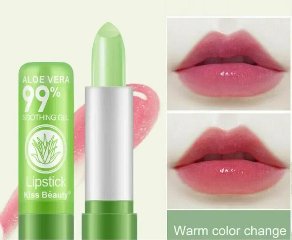 3.5g Moisturizing Lip Balm Lasting Natural Aloe Vera Lip Balm Discoloration Mood Lasting Moisturizing Lip Balm Anti-aging