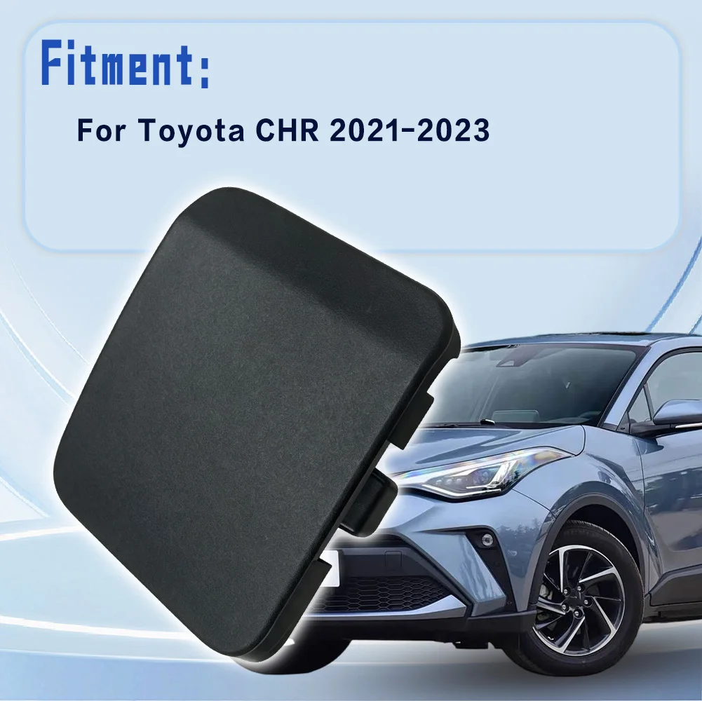 1Pc Car Front Left Bumper Tow Hook Cover 52128F4200/52128F4360 Trailer Cover Trim Auto Accessories For Toyota CHR 2021 2022 2023