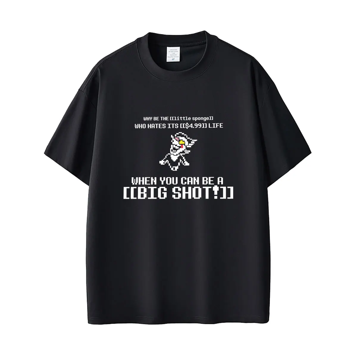 Game Deltarune Spamton Funny Meme T Shirts Men Women Clothing Casual Humor T-shirt Summer Unisex High Quality Soft Cotton Tshirt