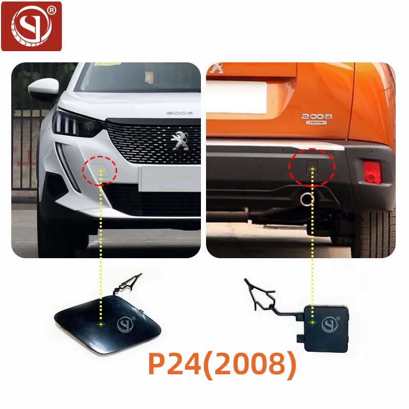 YL01568780 Is Suitable For Peugeot 19-21 2008 Front Bumper Trailer Cover Plate Traction Hook Trim