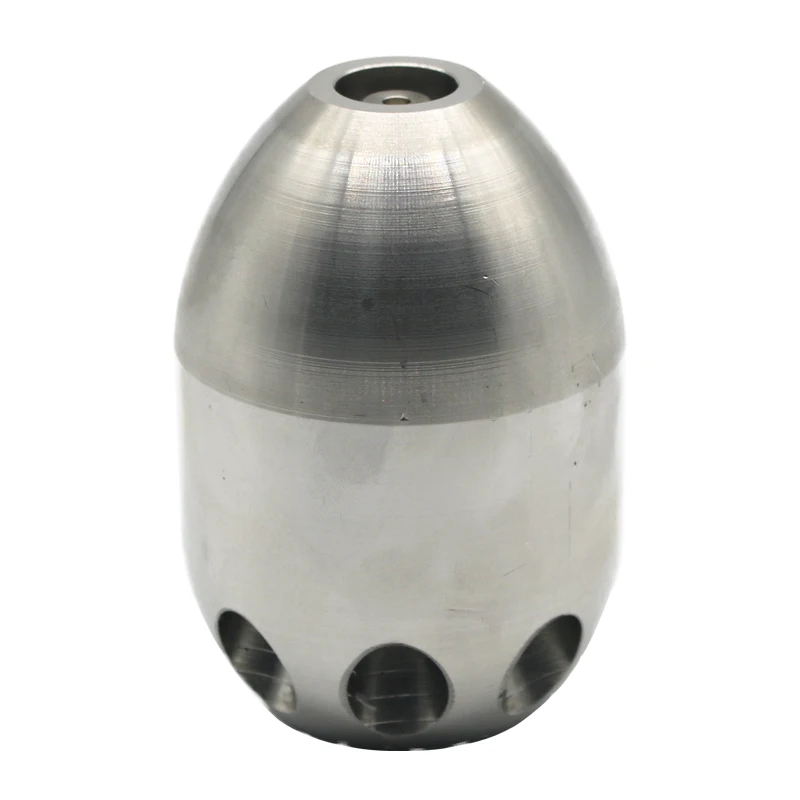 300Bar 215L/min High Pressure Nozzle to Dredge Sewage Water Rat Mine Stainless Steel Nozzle Ceramic Nozzle Pipe Cleaning