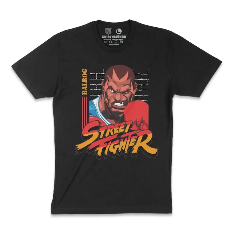 00012780#A-Balrog Tshirt Street Fighter Arcade shirt Cool tshirt Gaming Tshirt Fighting Game tshirt Streetfighter 2 Gift idea