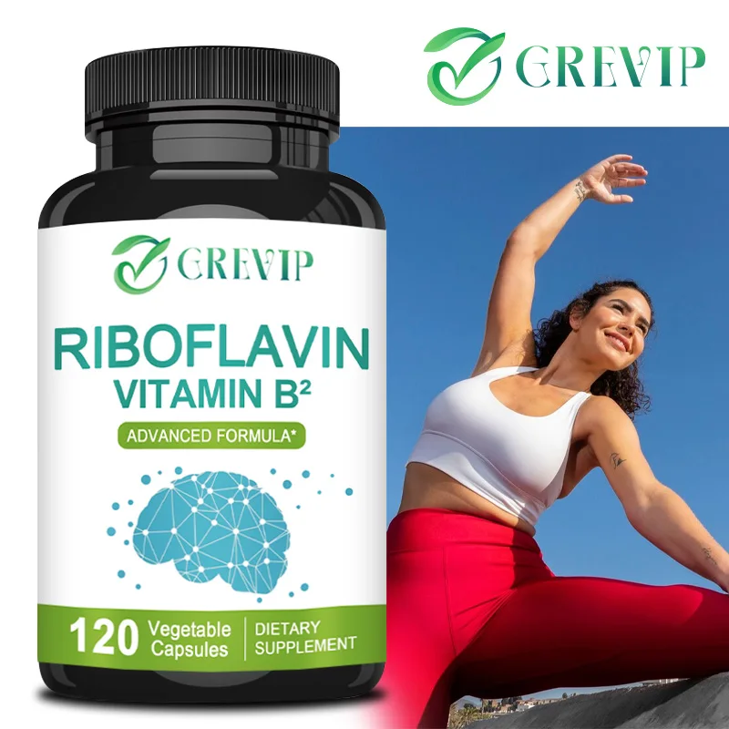 Vitamin B2( Riboflavin) 400mg - Supports The Nervous System, Improve Mood, Promotes Brain, Joint and Skin Health, Boost Vitality