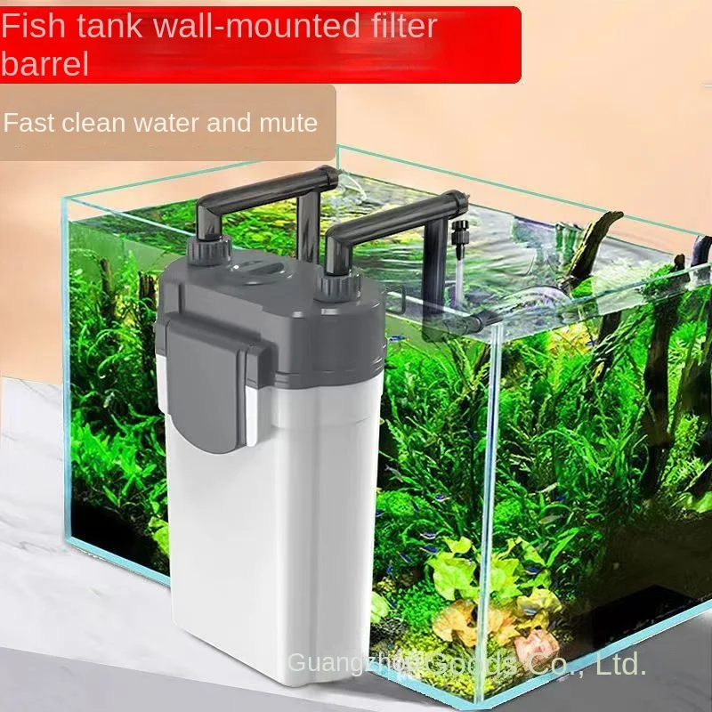 Songbao Fish Tank Filter Wall Mounted Filter Bucket Three in One External Filter Small Grass Tank External Circulating Pump