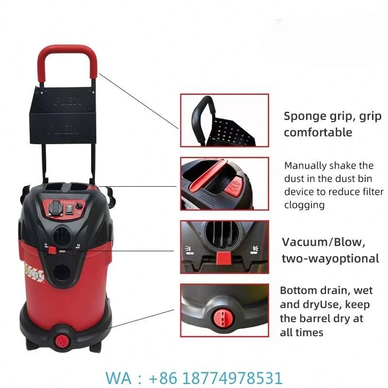 Movable Vacuum Cleaner Electric Orbital Sander Dust Free Dry Sanding Machine Auto Body Sanding Collector