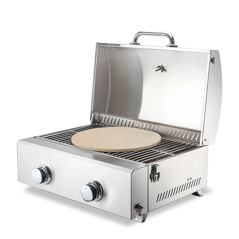 #Pizza Pizza Oven Oven American Gas Stainless Steel Outdoor Cross Border Portable Patio Home with Slate
