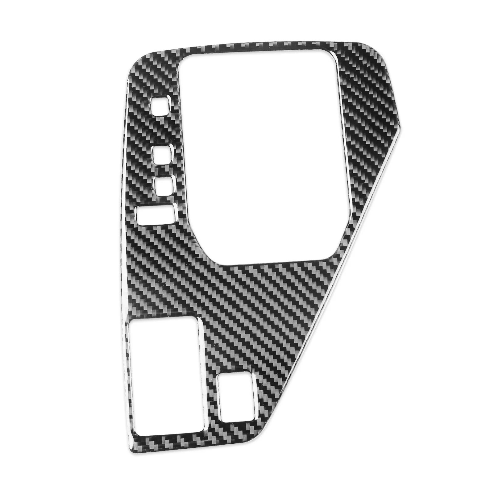 For Subaru Crosstrek Impreza 2024-2026 GU Real Soft Carbon Fiber Car Interior Center Console Media Screen Frame Cover Trim