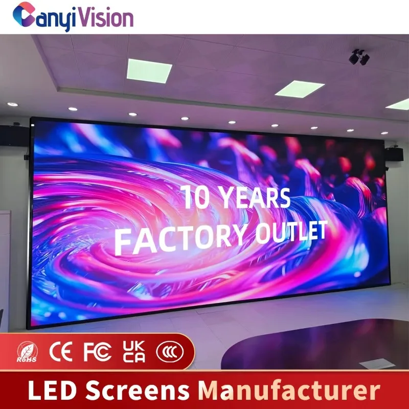 Custom Indoor/Outdoor Full Color LED Screen for Conference Room, Exhibition Hall and Stage