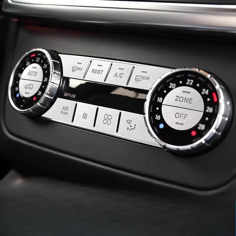 Suitable for Mercedes-Benz ML350 interior GL400 GLE320 GLS450 air conditioner switch air volume button patch modification