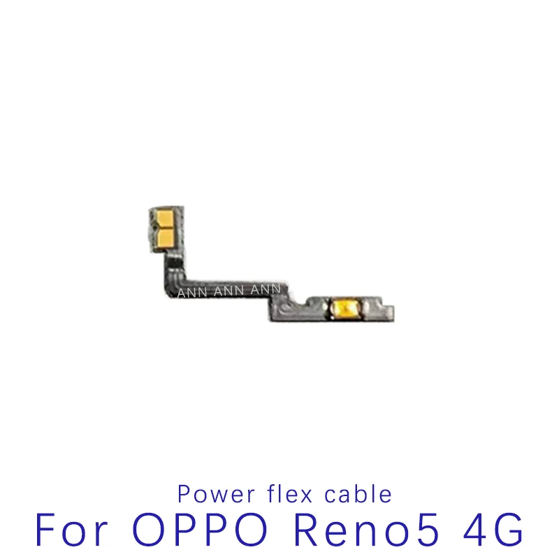 Power Volume Flex Cable For OPPO Reno5 4G Power Volume Side Button Flex Ribbon Replacement for