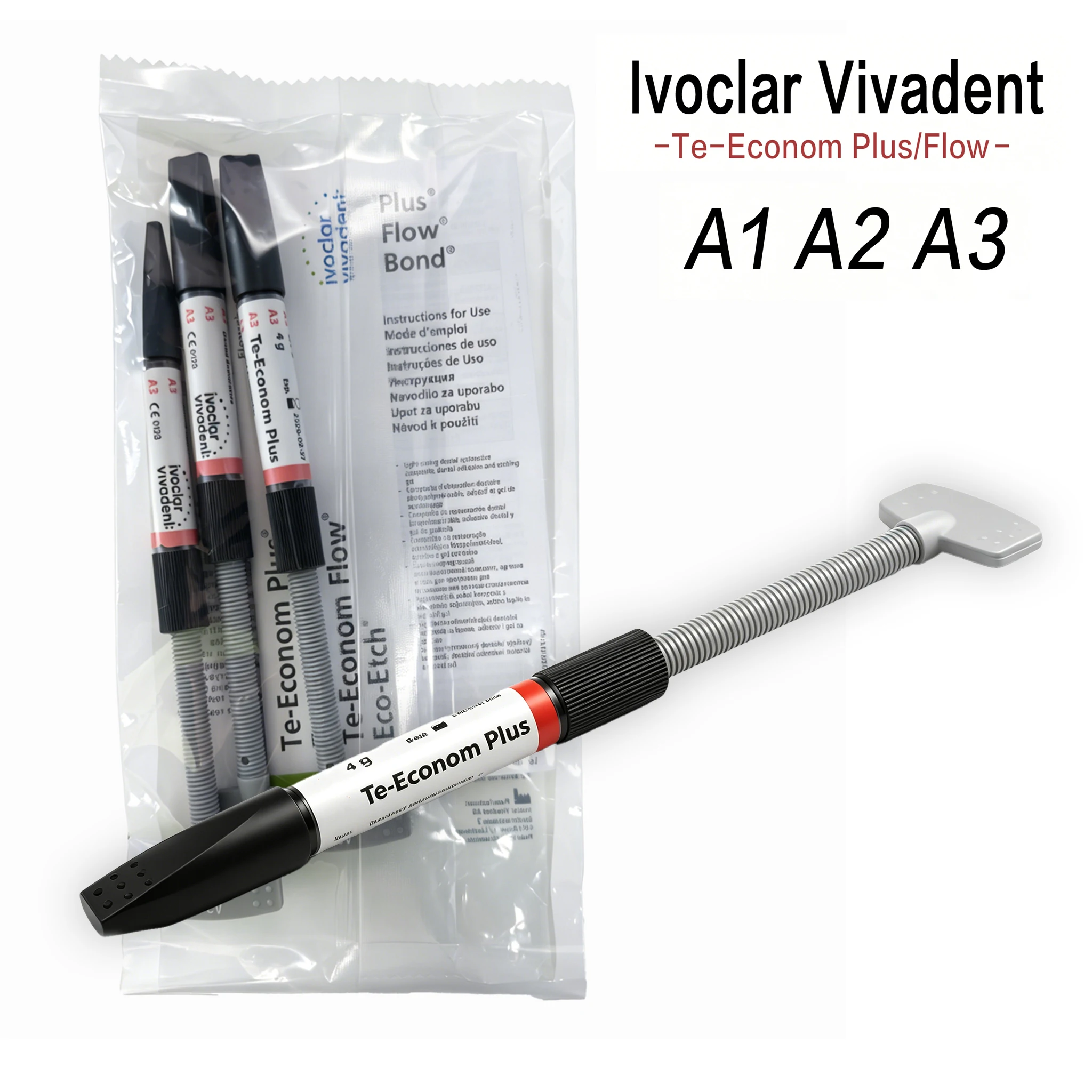 Ivoclar Vivadent Dental Composite Solid Resin Dentistry Restorative Material Light Cure Radiopaque Oral Cavity Refill Syringe