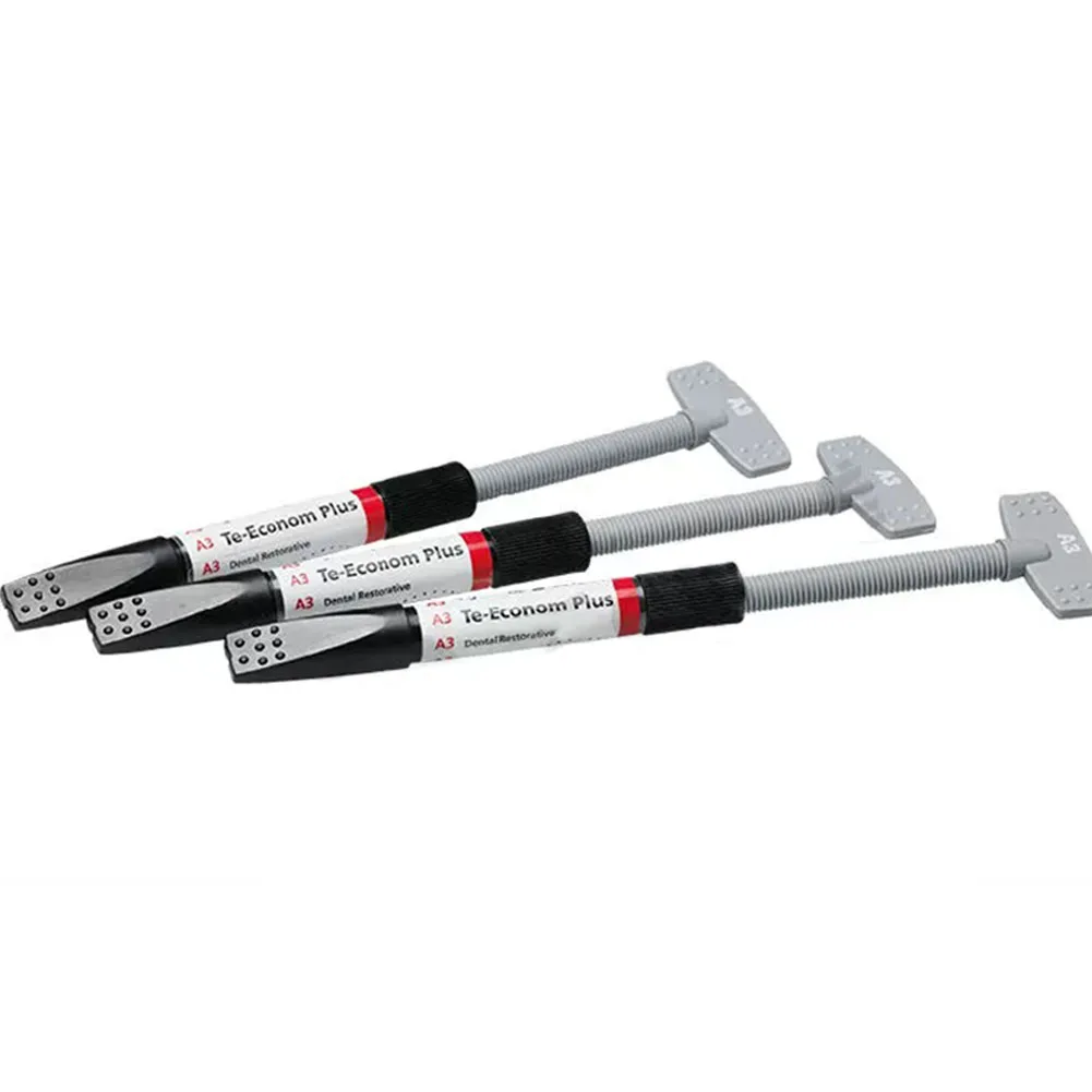 3*4g Dental Composite Resin Ivoclar Vivadent TE-Econom Plus Radiopaque Light Cure Teeth Restoratio Microhybrid Filling Material