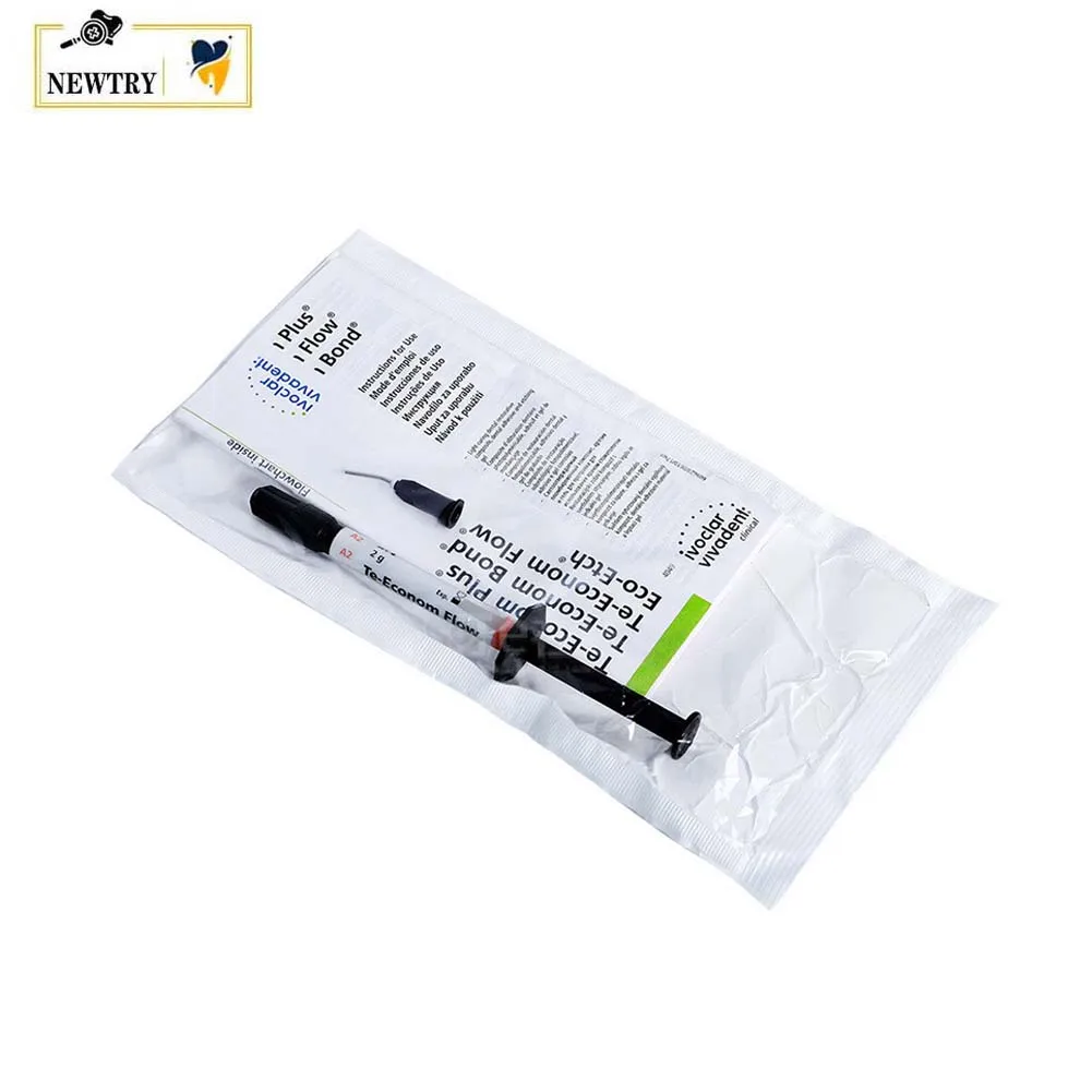 Dental Te-Econom Flow Ivoclar Vivadent Flowable Composite Resin Light Curing A2/A3 Radiopaque Hybrid Restoration Filling Resin