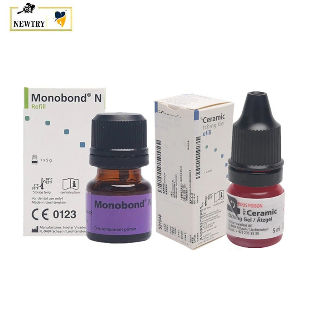 Ivoclar Vivadent Dental Ceramic Restorative Treatment Hydrofluoric Acid Etching Gel 5ml Glass Ceramic Universal Adhesive Primer