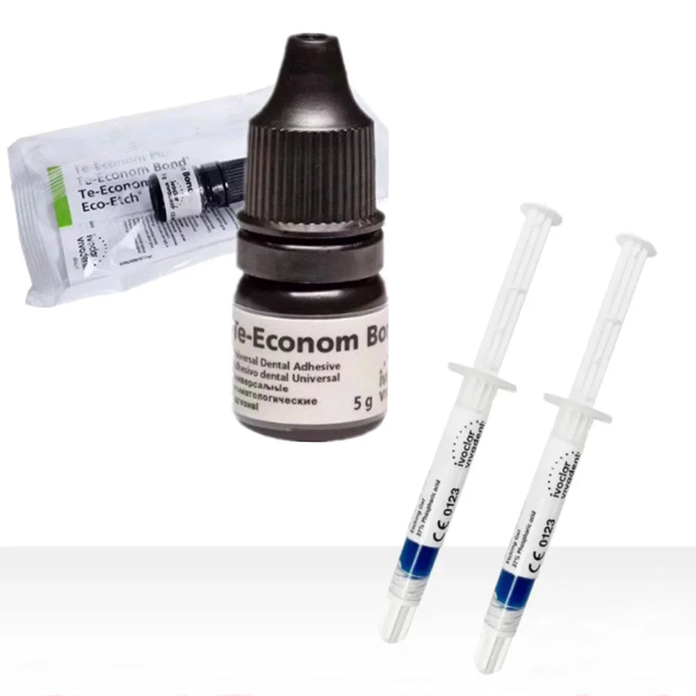 Dental Restorative Bond System Ivoclar Vivadent Te-Econom Bond Adhesive Eco-Etch Acid Etchant Gel Total Etch Teeth Bonding Agent
