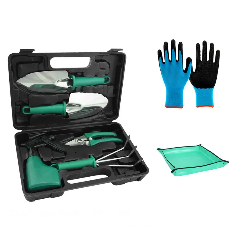 Gardening Tool Set Stainless Steel Heavy Duty with Carry Case Indoor Outdoor Garden Tool Kit with Carry Bag