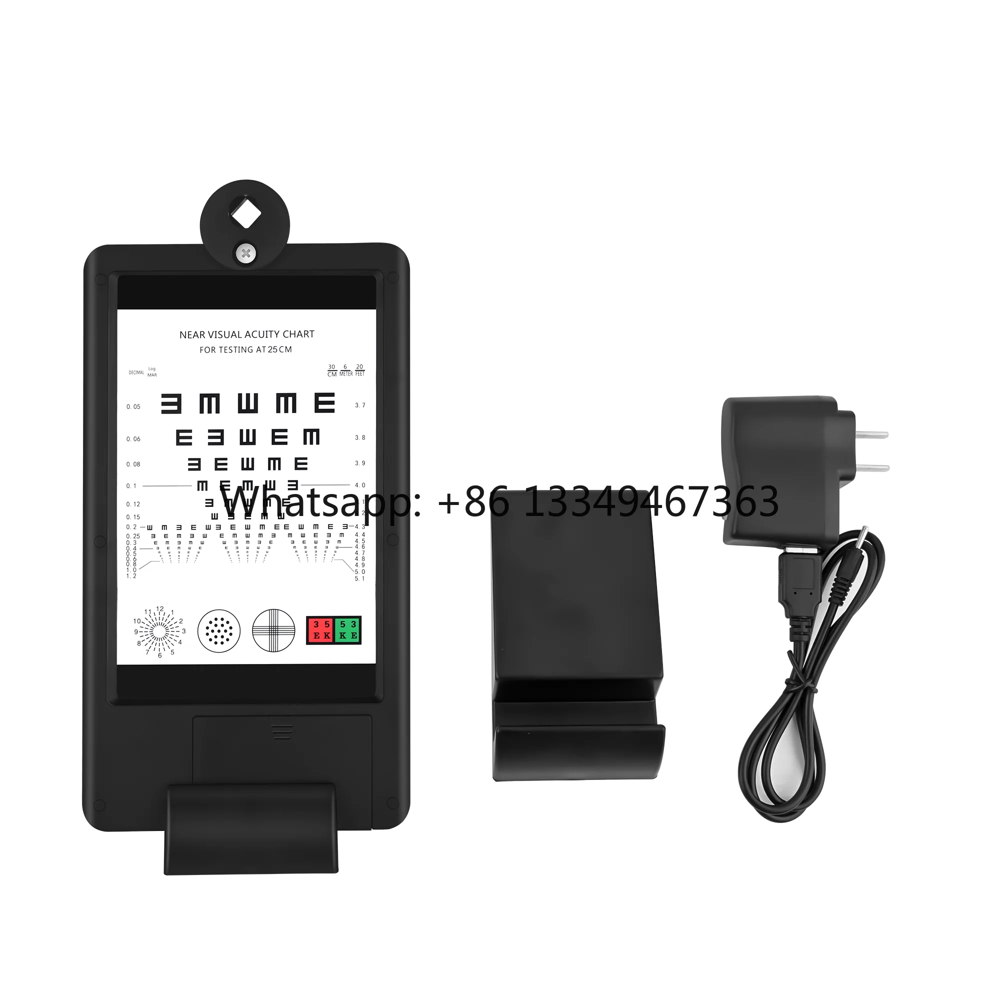 SJ Optics WV-1112H Elite Digital Visual Chart Double Vision Mobile Platform Flash Tester With Remote Control
