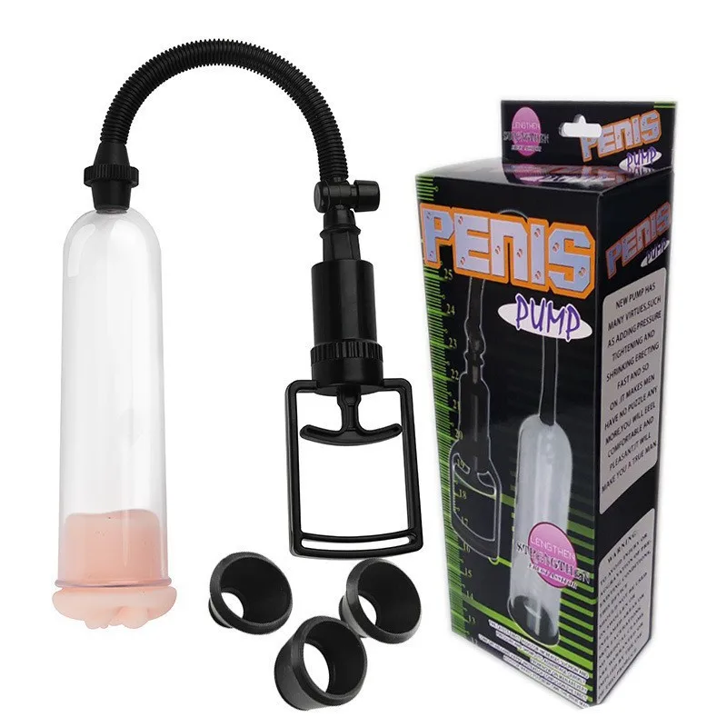 Penis Pump Sex Toys for Men Penis Enlargement Vacuum Pump for Penis Enhancement Male Masturbator Adults Penis Extender Tools ﻿