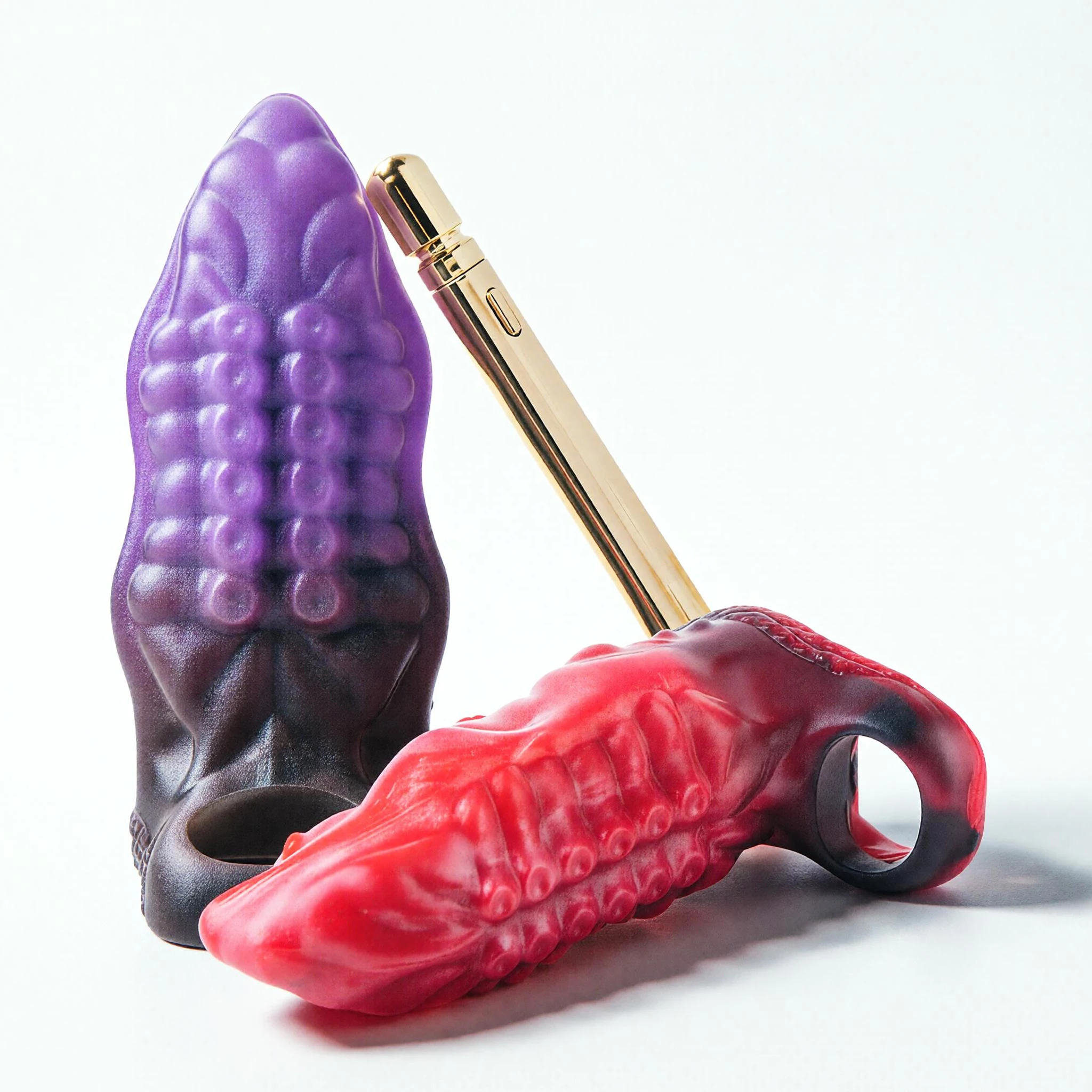 SHAZ Fantasy Octopus Dildo Vibrator Penis Sleeve Male Sex Toys for Men Penis Enlarger&Extender Cock Ring Masturbator for adults