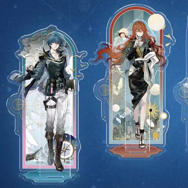 Wuthering Waves Carlotta Brant AUGUSTA Acrylic Double Standing Sign Desktop Ornament Cosplay Official Legal Copy Gifts Anime