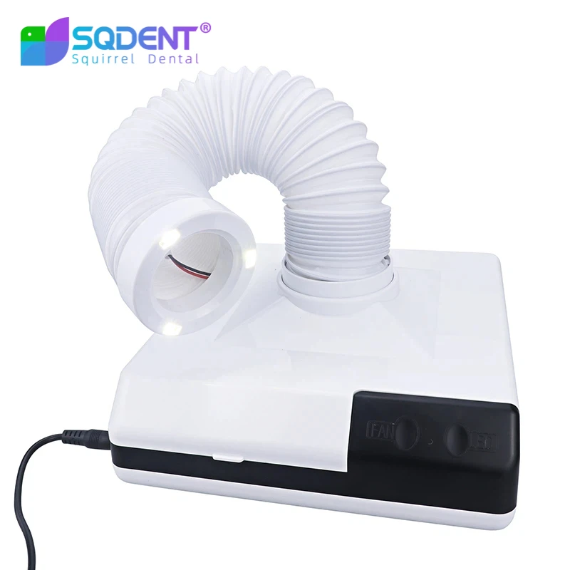 60W 2 IN 1 Strong Power Dust Collector Extractor Dental Vacuum Cleaner Dental Lab Equipment Dust Suction Machine For Polishing