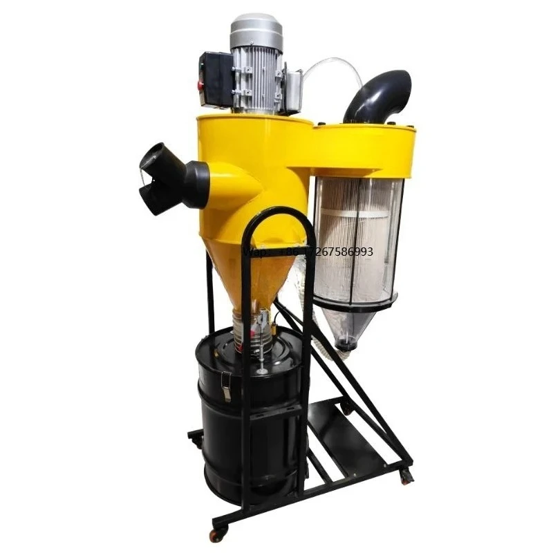2.2KW Auto Cleaning Pulse Jet Dust Collector Cyclone Separator Industrial Vacuum Cleaner for Wood Metal Powder