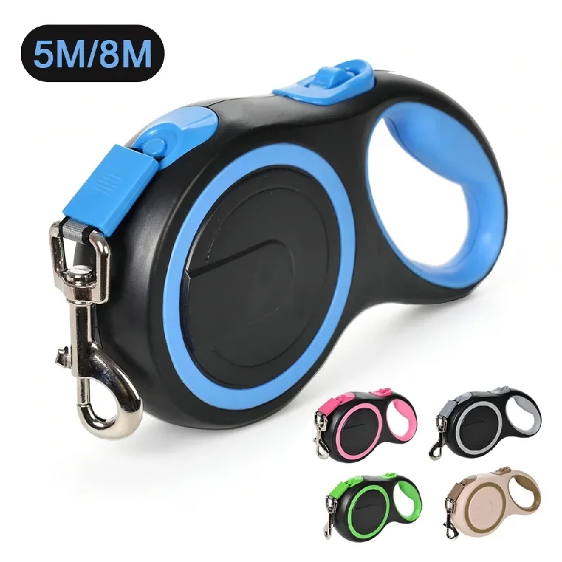 Automatic Retractable Big Dog Leash 5M 8M Strong Pet Roulette Leash for Small Large Dogs Cats Walking Golden Retriever Lead Rope