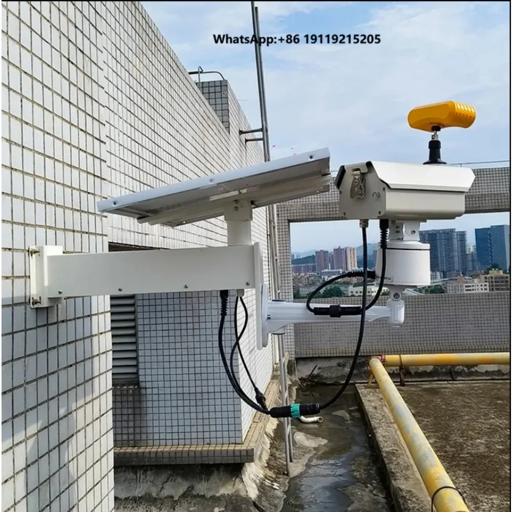 Automatic Solar Bird Repellent with Sound for Farms and Orchards