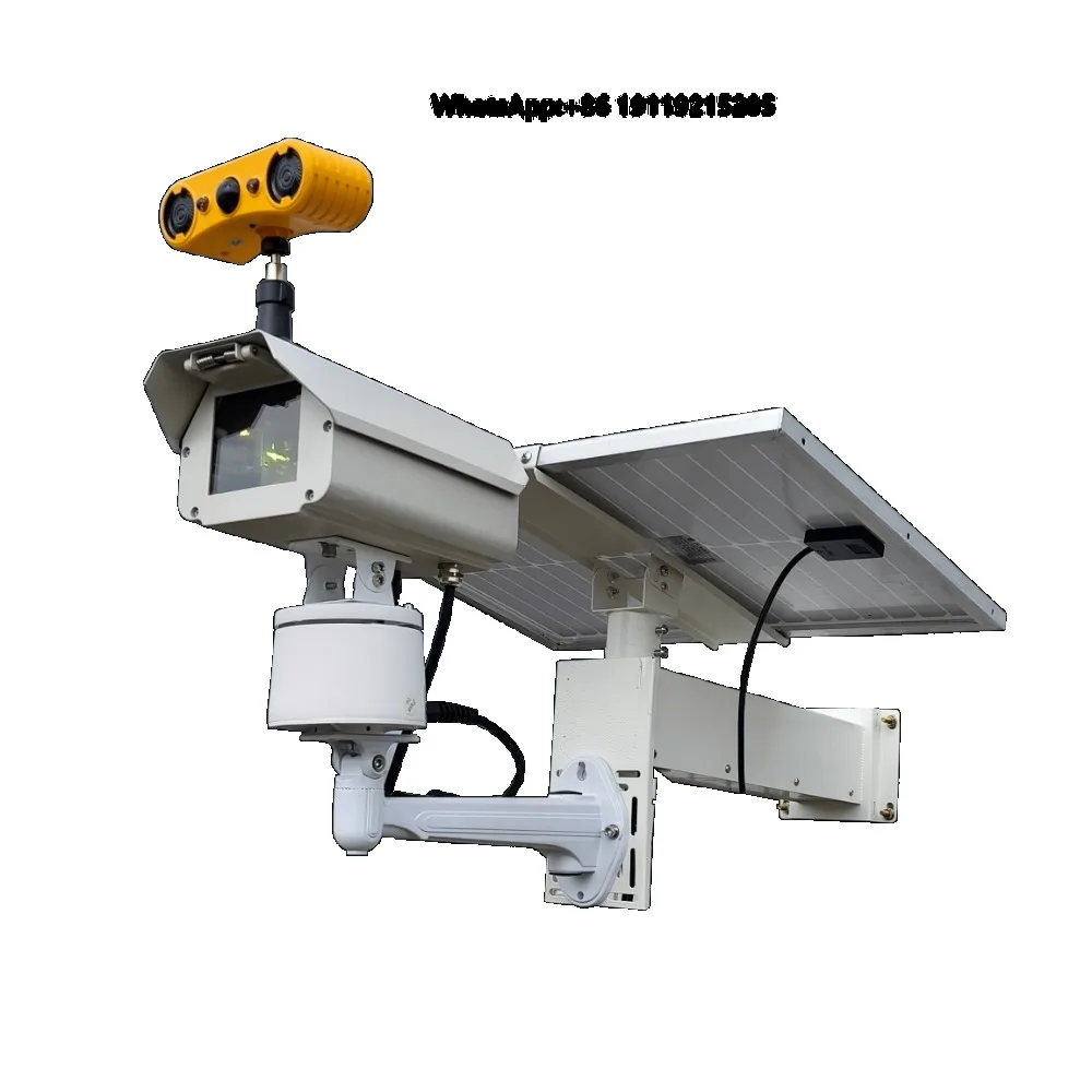 Upgraded Solar Green Bird Repellent Light with Solar Alarm IP65 Waterproof Designed for Outdoor & Indoor Use