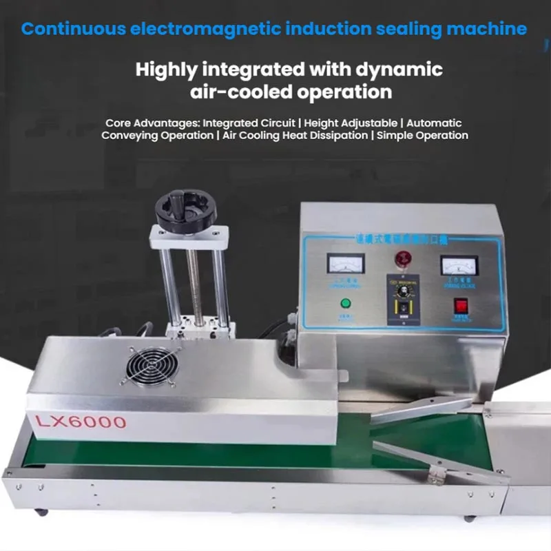 Continuous Electromagnetic Induction Sealing Machine Automatic Bottle Cap Aluminum Foil Induction Sealer (Customized)