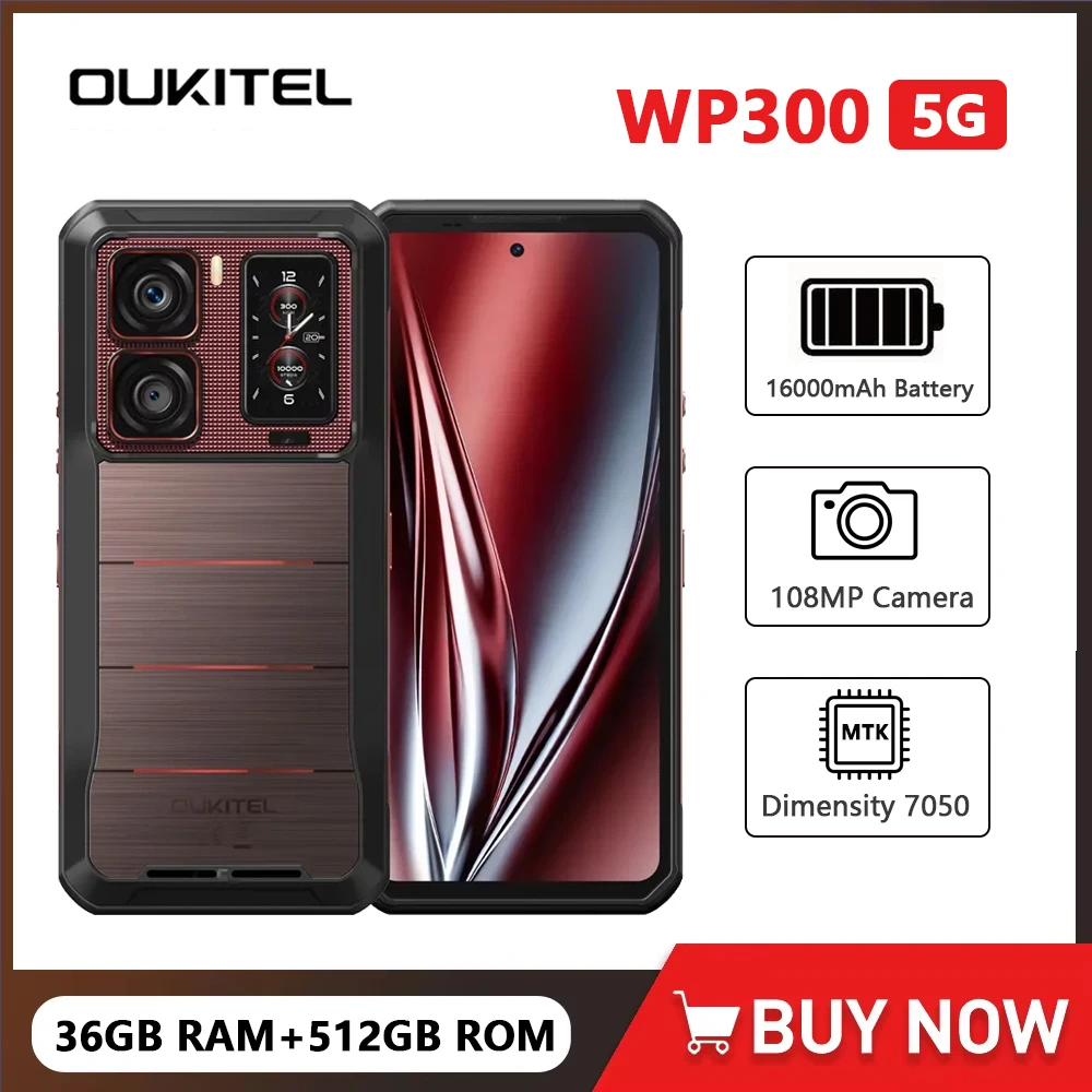 Oukitel WP300 5G Rugged Smartphone 6.78