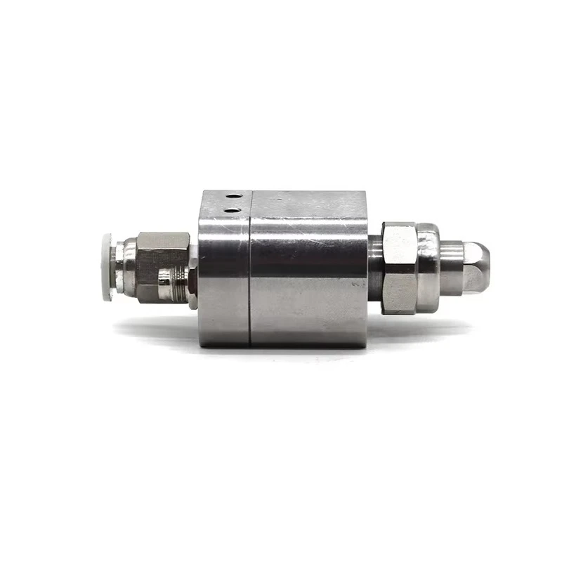 Suitable for DCF-S direct injection single-fluid electromagnetic hydraulic nozzles, made of stainless steel, weighing 0.75 kg.