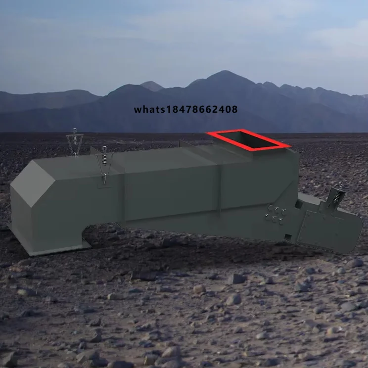 Sealed Dust Proof Electromagnetic Vibratory Feeder for Ore Feeding