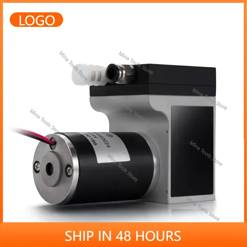30L/min Flow Low Noise Low Pressure Air Pump DC Brushed Motor Electric Micro Diaphragm Pump Small Size Automation