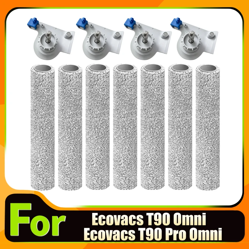 Original Roller Mop For Ecovacs T90 Pro Omni/ T90 Omni Accessories Roller Brush Roller Handle Replacement Spare Parts