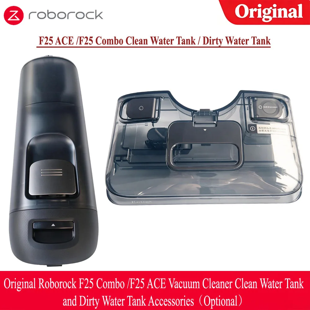 Original Roborock F25 Combo / F25 ACE Clean Water Tank and Dirty Water Tank Vacuum Cleaner Accessories (Optional)