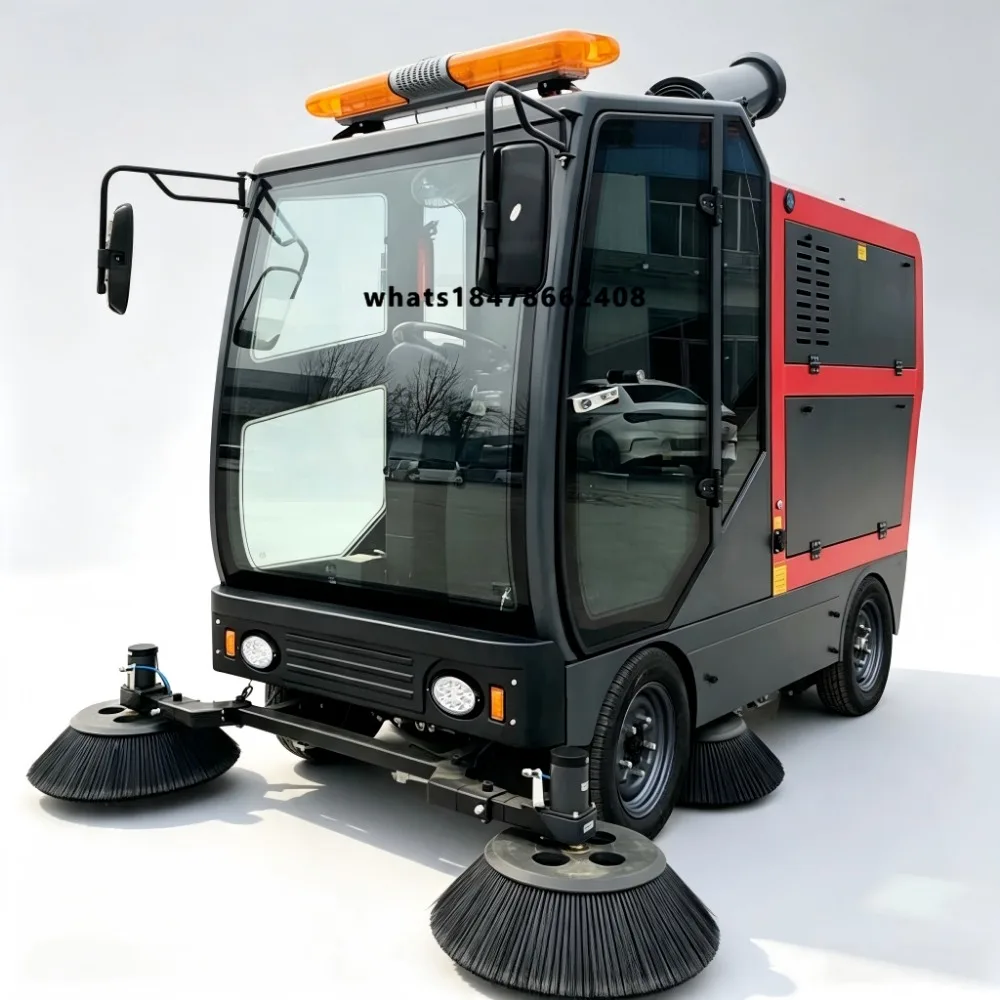 Top Model 2300 Ride on Floor Sweeper 22000m2/h High Efficiency 35% Gradeability for Factory Airport Street Cleaning
