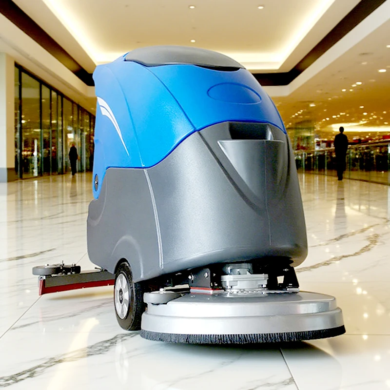 Fast Delivery Industrial Floor Scrubber Suction And Mopping Floor Scrubber Integrated Motorized Portable Scrubber Machine