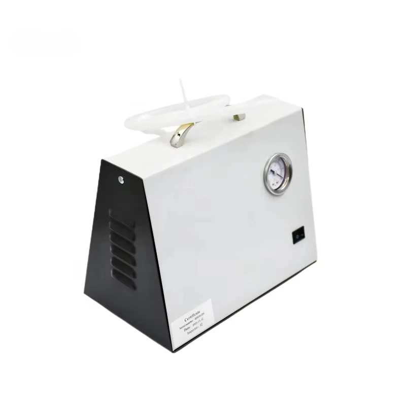 10-60 L/min Portable Oilless Diaphragm Vacuum Pump Positive & Negative Pressure Air Pump for Lab Filtration 110V 220V